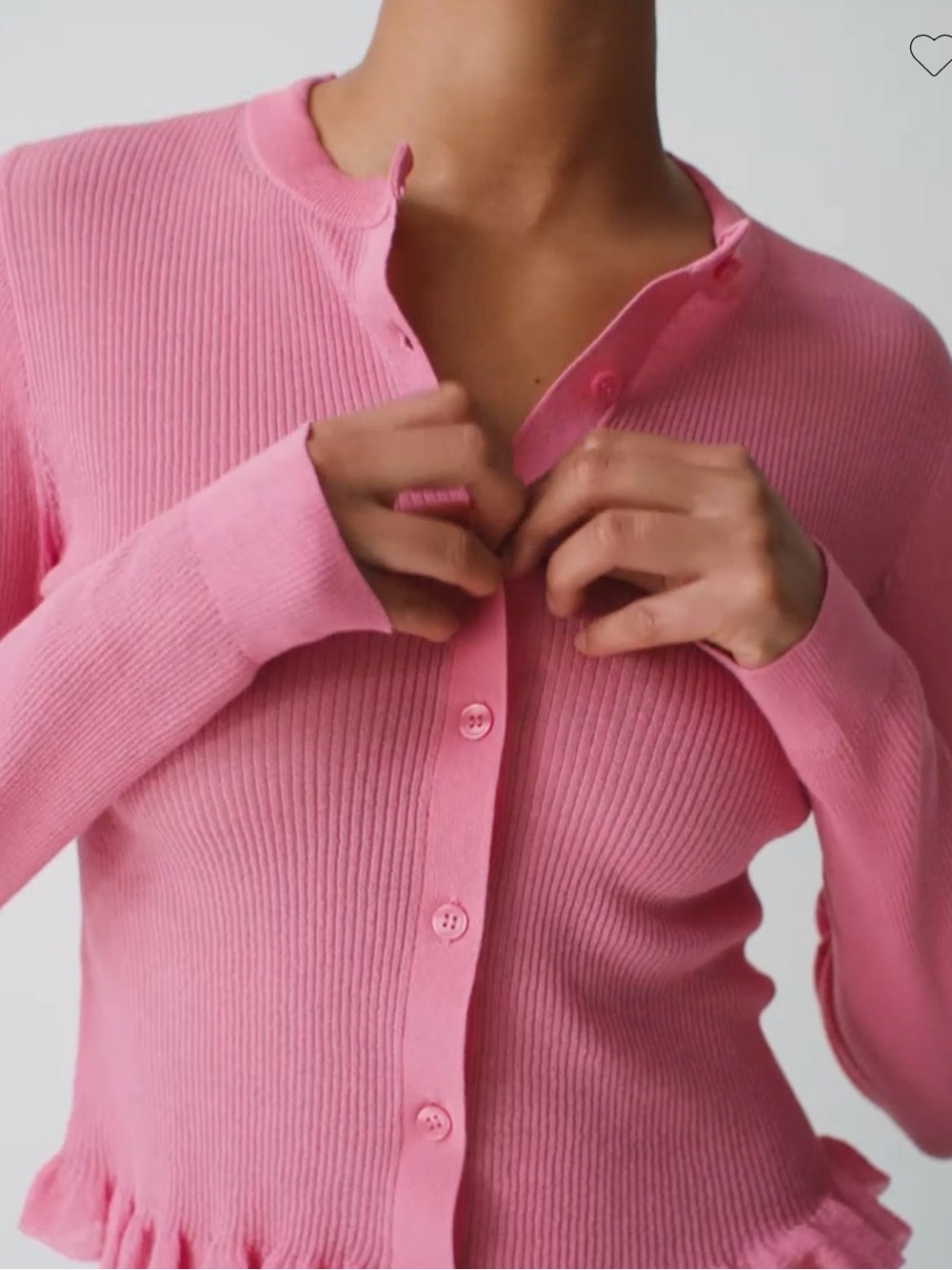 NWT J.Crew Cotton Gauze Ruffle Thing Cardigan Cropped XS - Picture 8 of 9
